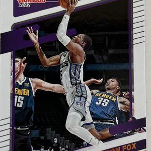 2021-22 Donruss Sacramento Kings De-Aaron Fox basketball card #126